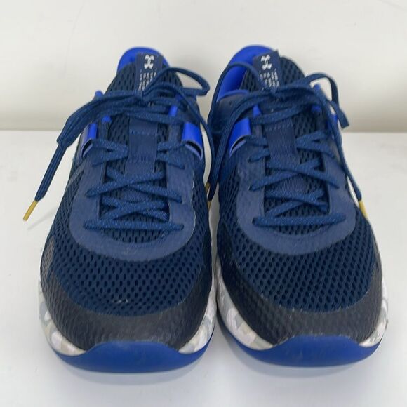 Under Armour Project Rock BSR 2 Marble Academy Men’s 11 Blue Athletic Sneakers - Picture 2 of 8